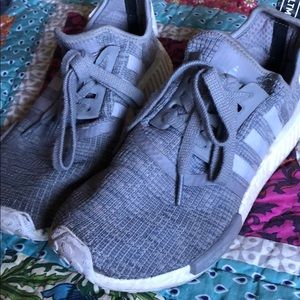 Grey Adidas NMDs